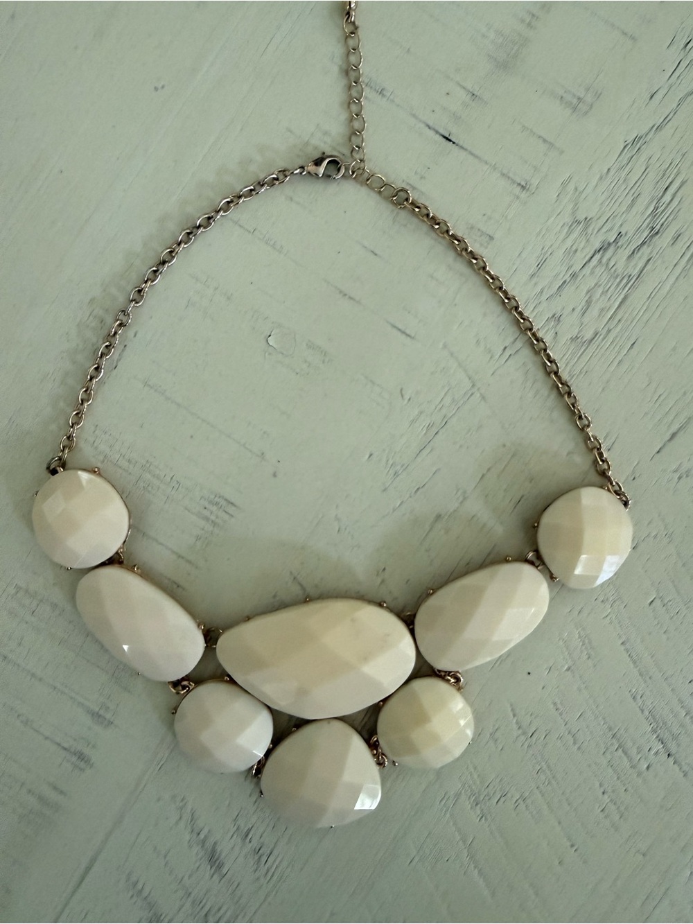 Neutral Ivory Statement Necklace - Women Jewelry
